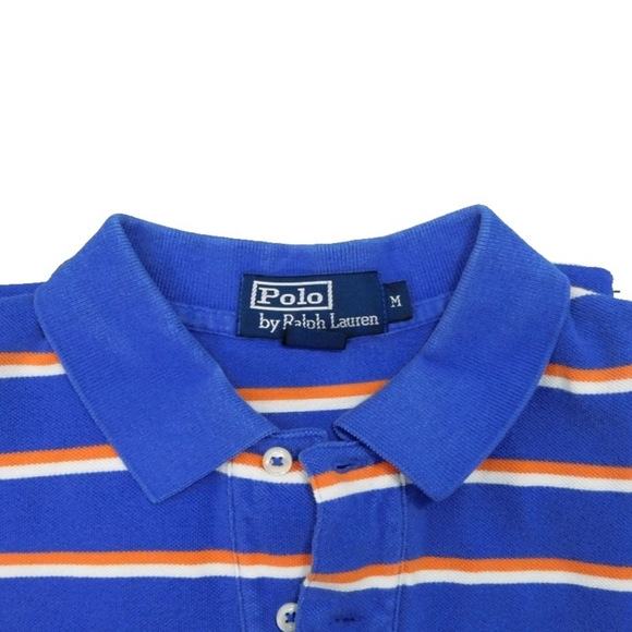 POLO RALPH LAUREN MENS L COTTON STRIPE POLO - Picture 3 of 4